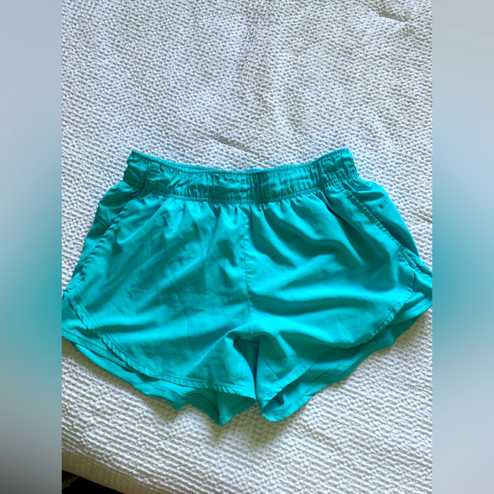 Turquoise Blue Athletic Shorts
